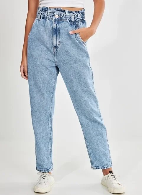 calça baggy jeans clara calça baggy jeans clara