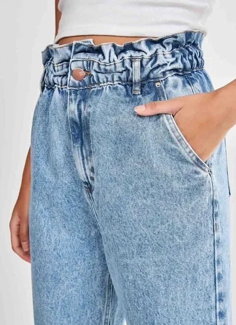 calça baggy jeans clara calça baggy jeans clara