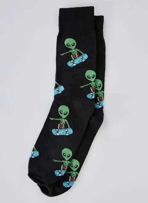 meia preta et skatista meia preta et skatista