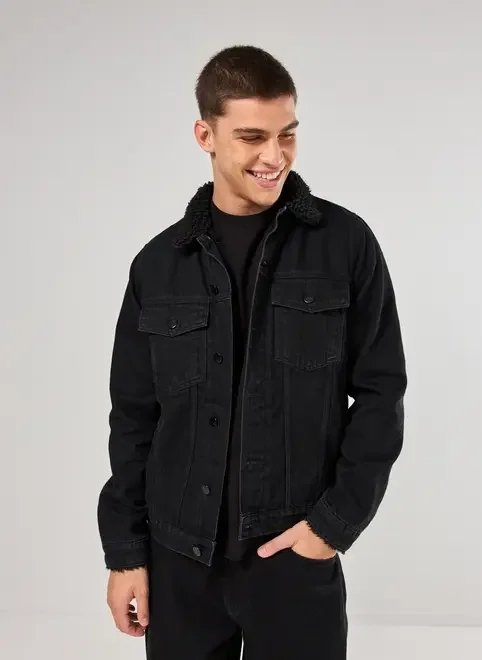 jaqueta jeans com pelinho jaqueta jeans com pelinho