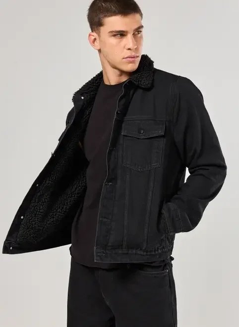 jaqueta jeans com pelinho jaqueta jeans com pelinho