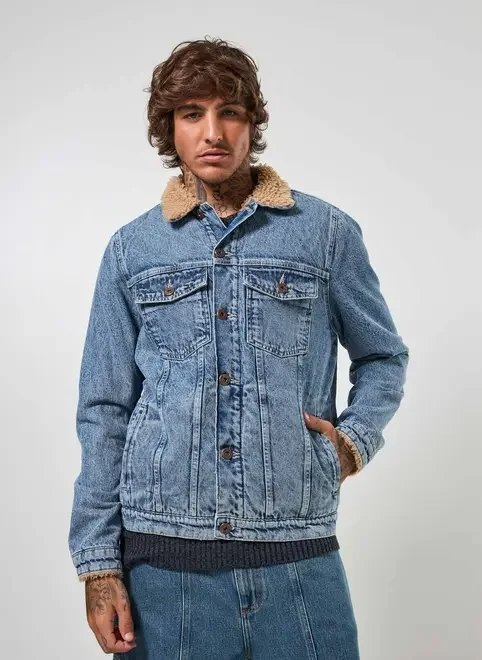 jaqueta jeans com pelinho jaqueta jeans com pelinho