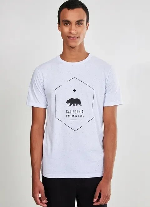 camiseta califórnia em malha mescla camiseta califórnia em malha mescla