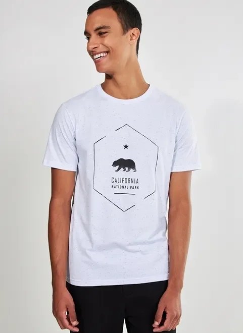camiseta califórnia em malha mescla camiseta califórnia em malha mescla