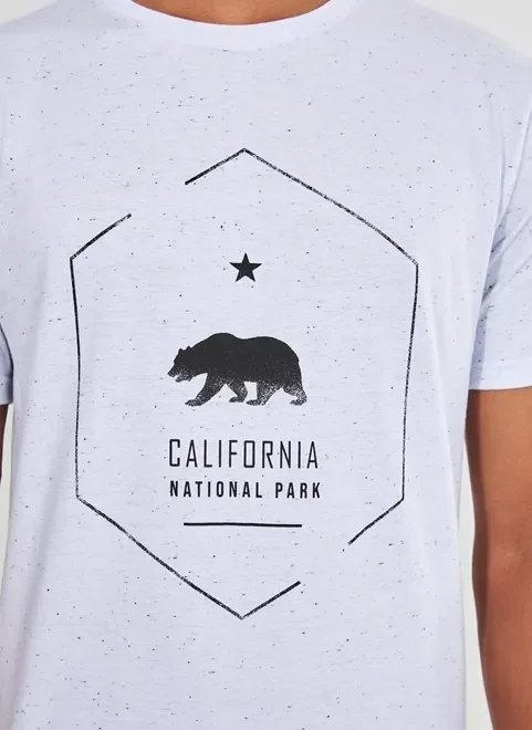 camiseta califórnia em malha mescla camiseta califórnia em malha mescla