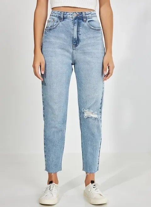 calça jeans clara reta calça jeans clara reta