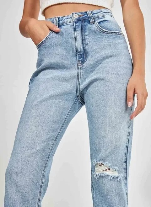 calça jeans clara reta calça jeans clara reta