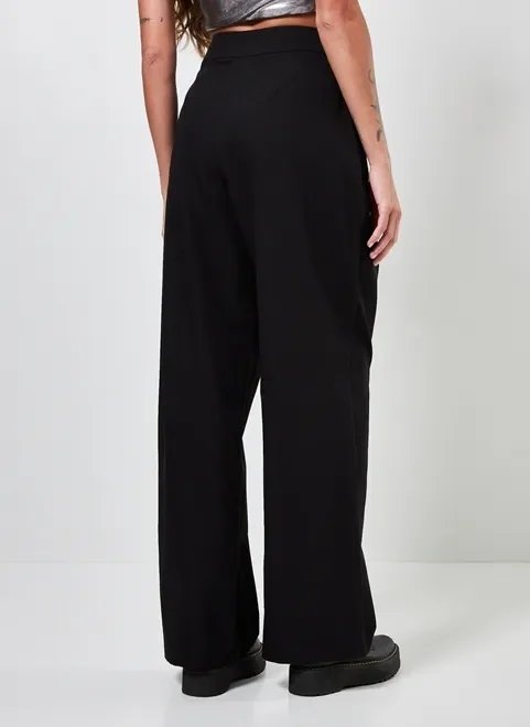 calça wide leg alfaiataria com pregas calça wide leg alfaiataria com pregas