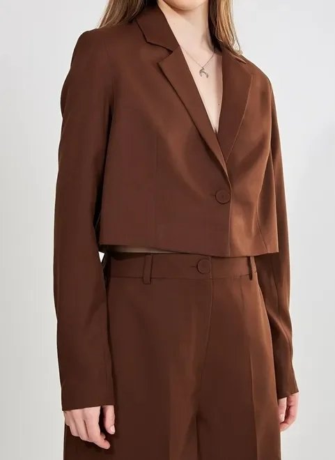 blazer cropped blazer cropped