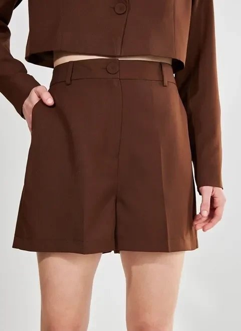 short alfaiataria de cintura alta short alfaiataria de cintura alta