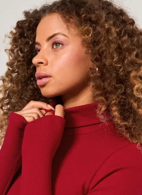 vestido manga longa com golinha vestido manga longa com golinha