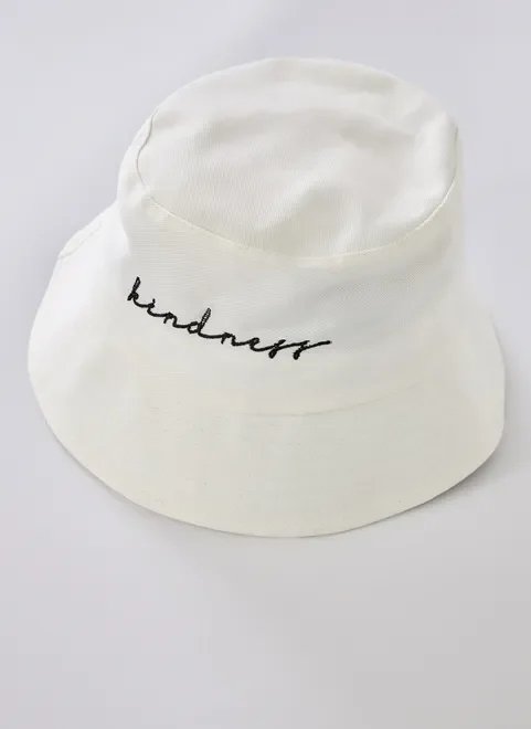 bucket hat off-white kindness bucket hat off-white kindness