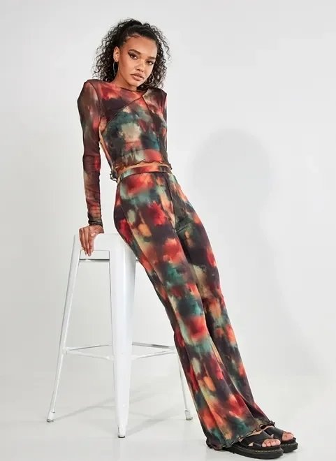 blusa de tule marble tie dye blusa de tule marble tie dye