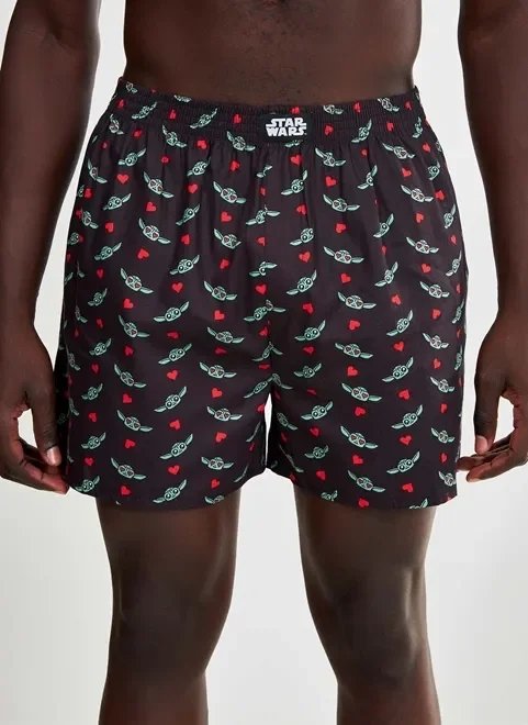 cueca samba canção baby yoda corações cueca samba canção baby yoda corações