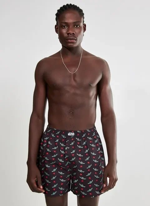 cueca samba canção baby yoda corações cueca samba canção baby yoda corações