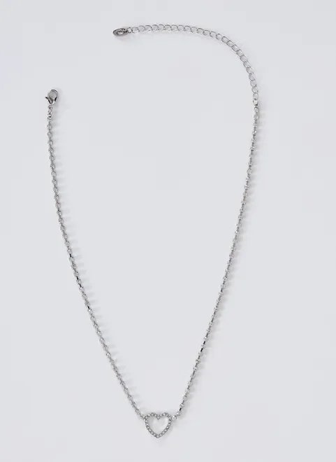 colar choker de strass coração colar choker de strass coração