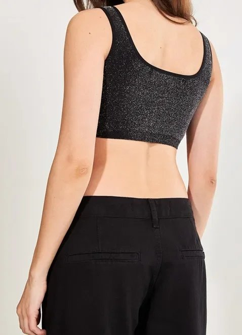 top seamless com lurex top seamless com lurex