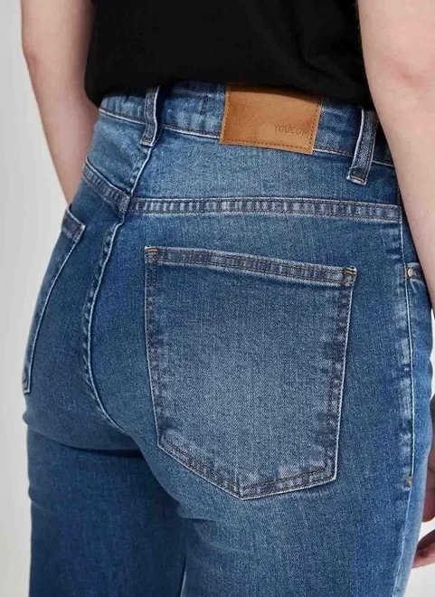 calça jeans flare barra cortada calça jeans flare barra cortada