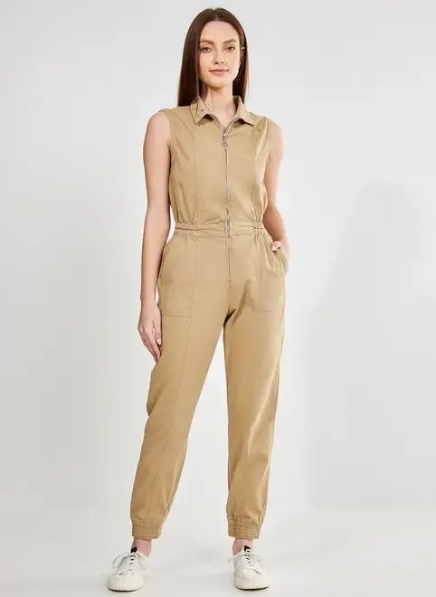 macacão de sarja jogger macacão de sarja jogger