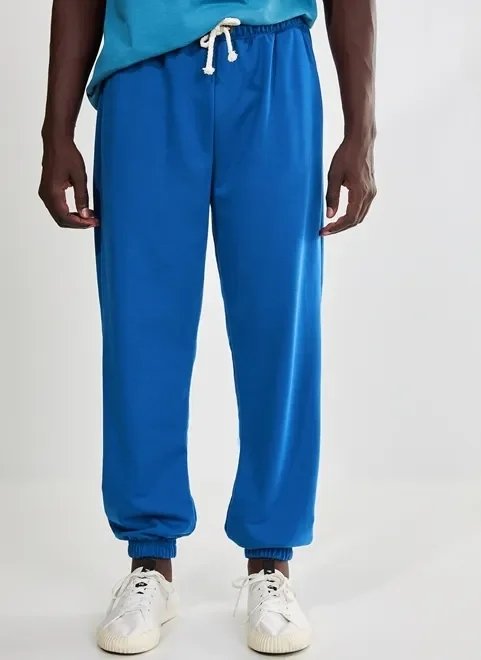 calça de moletom azul chromacore calça de moletom azul chromacore