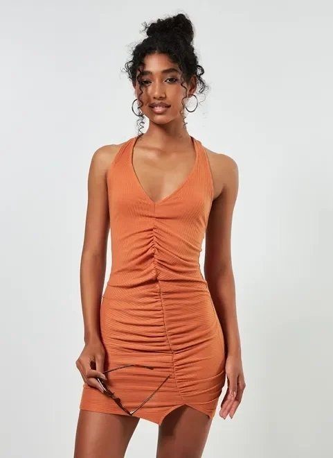vestido justinho laranja chromacore vestido justinho laranja chromacore