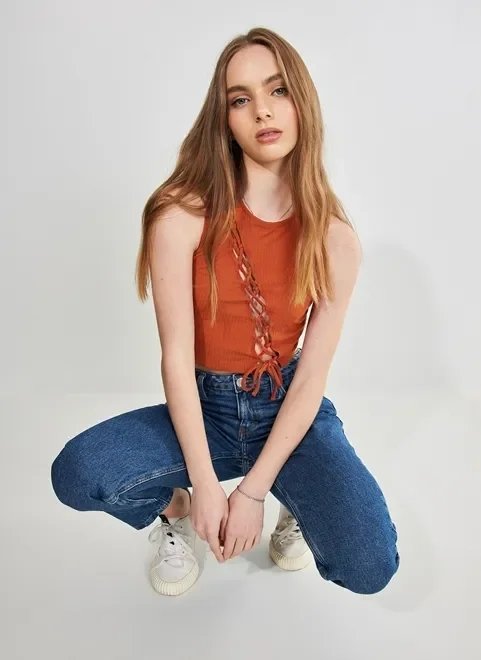 cropped com amarração laranja chromacore cropped com amarração laranja chromacore