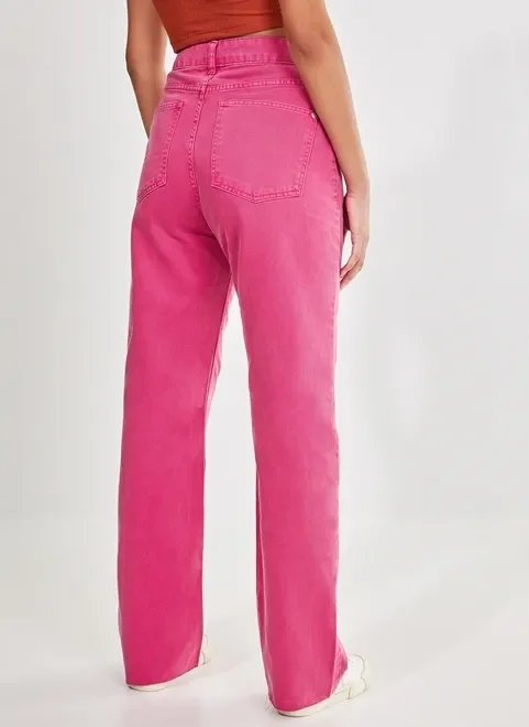 calça reta over rosa chromacore calça reta over rosa chromacore