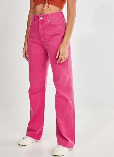 calça reta over rosa chromacore calça reta over rosa chromacore