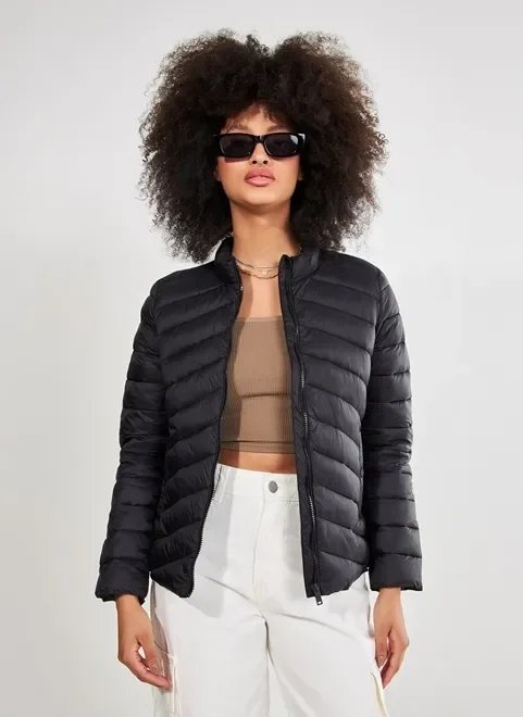 jaqueta puffer preta jaqueta puffer preta