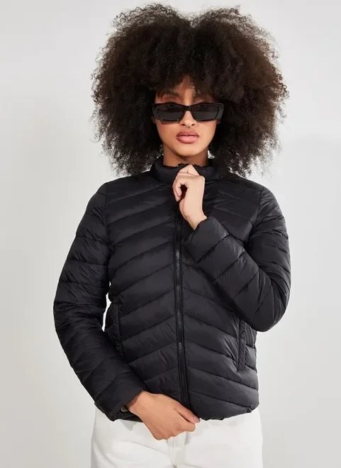 jaqueta puffer preta jaqueta puffer preta