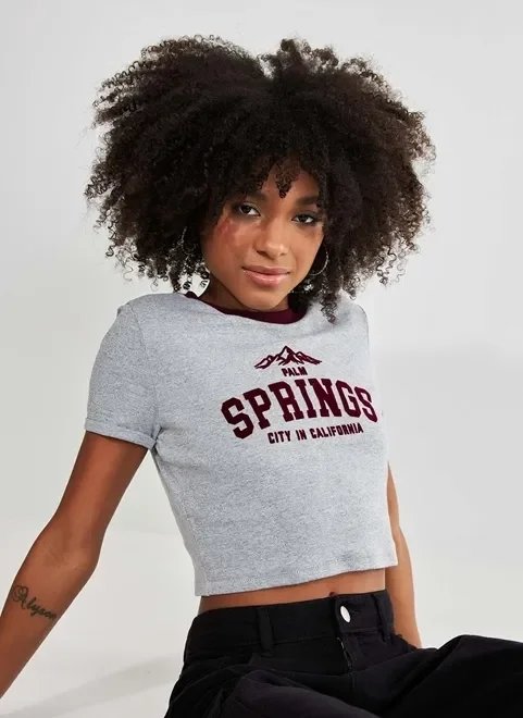 blusa cropped springs blusa cropped springs