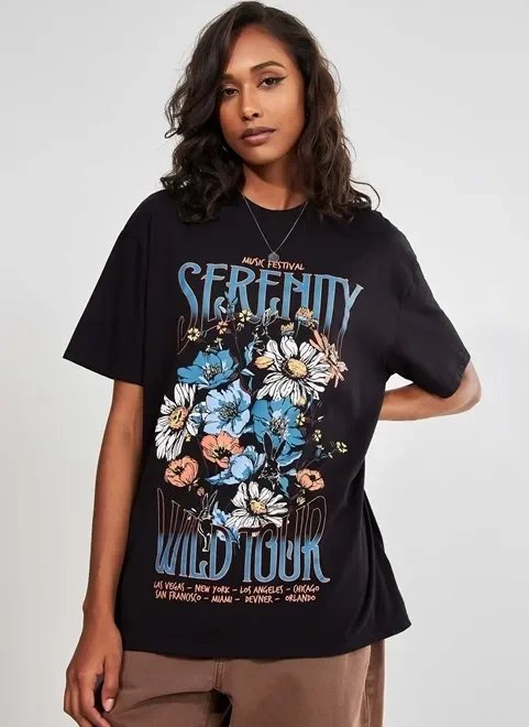 camiseta preta oversized serenity camiseta preta oversized serenity