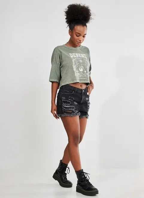 camiseta cropped desert camiseta cropped desert