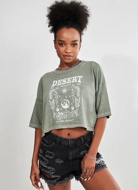 camiseta cropped desert camiseta cropped desert