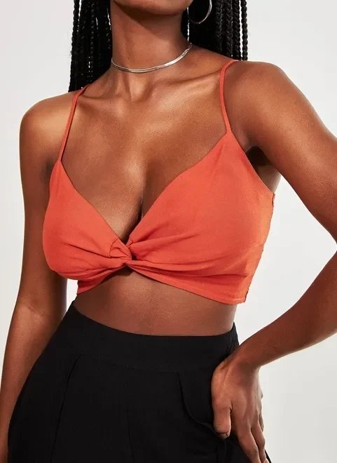 top torcido vermelho top torcido vermelho