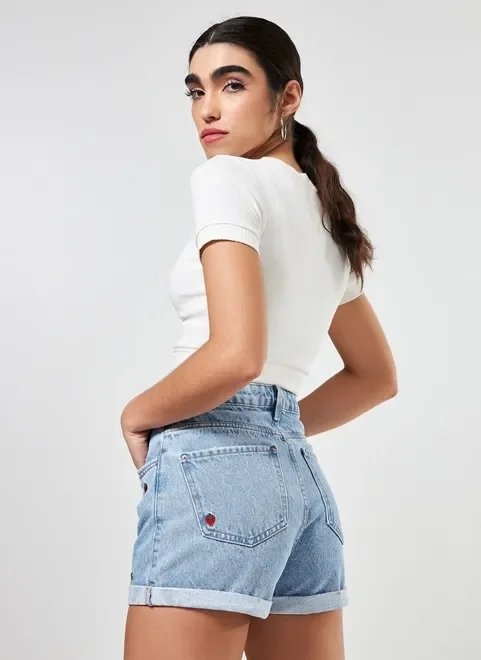 blusa cropped canelada blusa cropped canelada