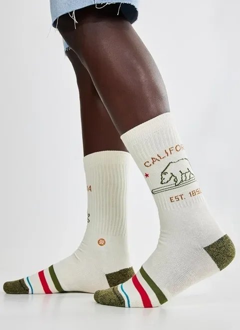 meia stance urso califórnia meia stance urso califórnia