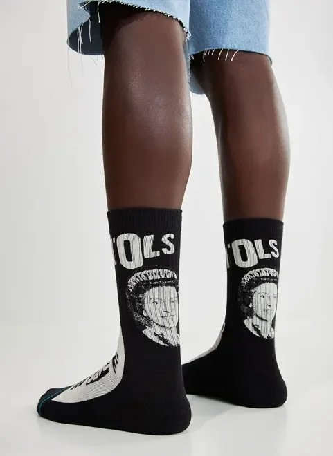 meia stance preta sex pistols meia stance preta sex pistols