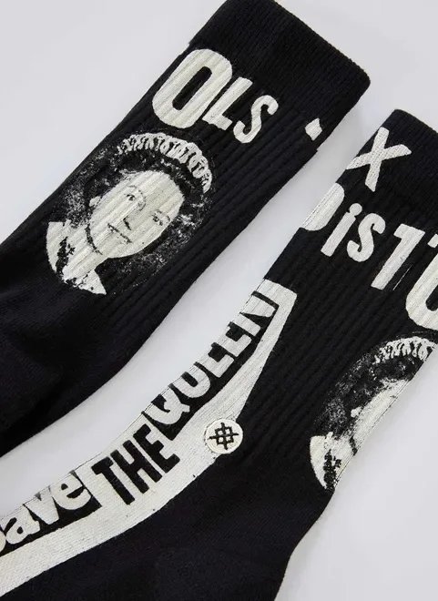 meia stance preta sex pistols meia stance preta sex pistols