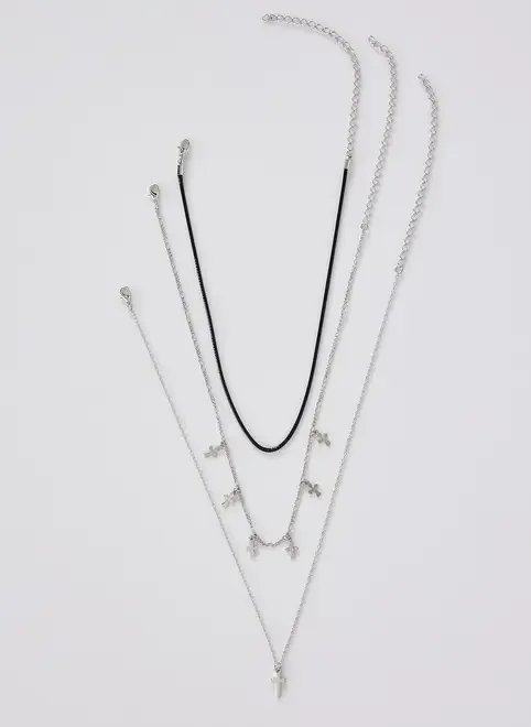 kit chokers e colar cruz kit chokers e colar cruz