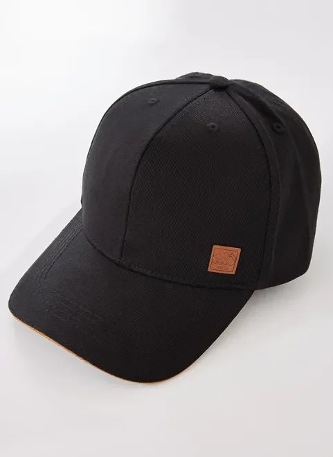 boné preto com detalhe marrom boné preto com detalhe marrom