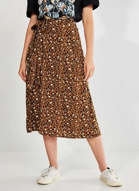 saia midi de oncinha com short saia midi de oncinha com short