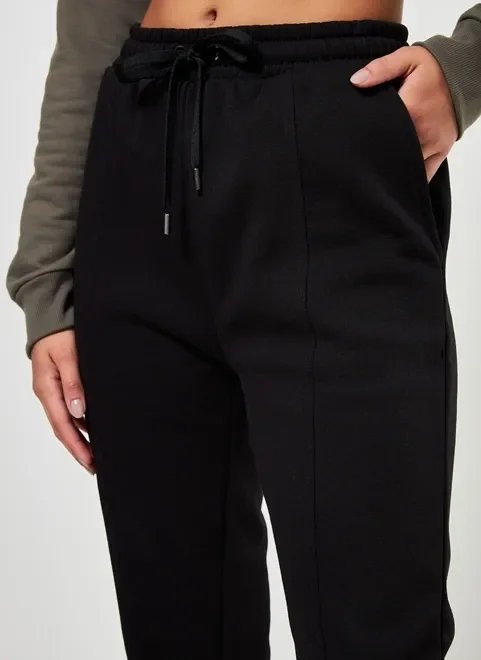 calça de moletom preta jogger calça de moletom preta jogger