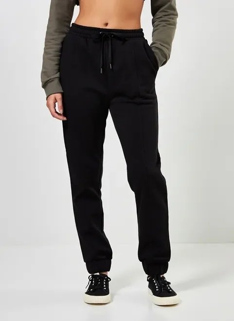 calça de moletom preta jogger calça de moletom preta jogger