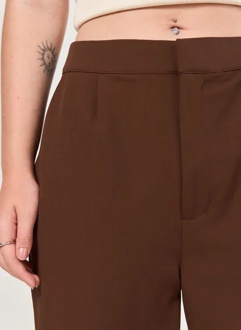 calça reta de alfaiataria calça reta de alfaiataria