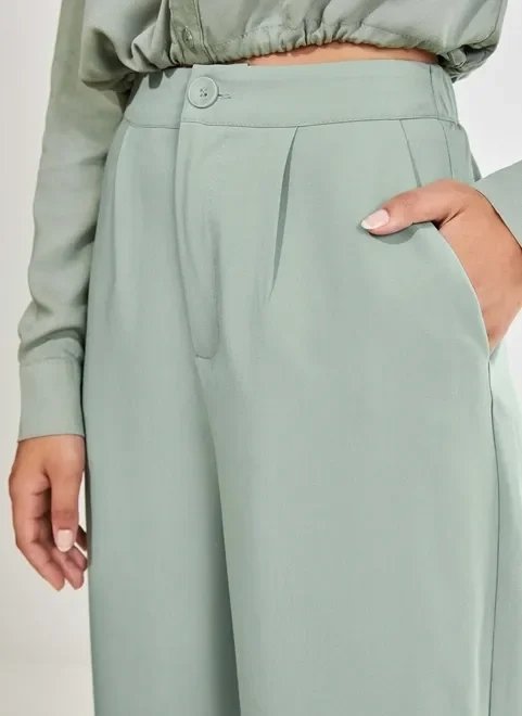 calça de alfaiataria verde seco calça de alfaiataria verde seco