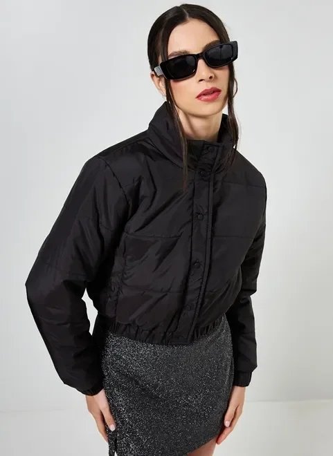jaqueta puffer cropped jaqueta puffer cropped