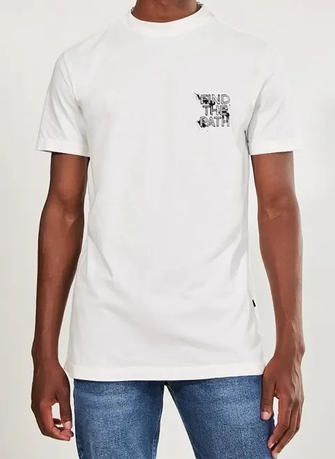 camiseta alongada find the path camiseta alongada find the path
