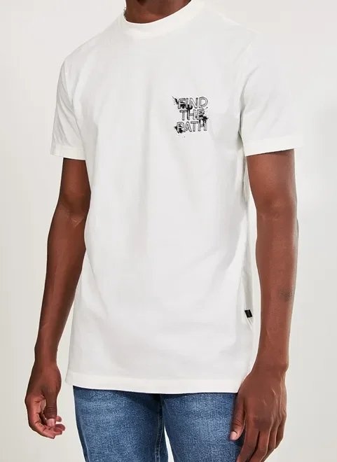camiseta alongada find the path camiseta alongada find the path