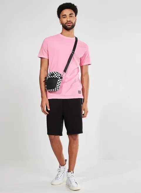 camiseta estonada rosa neon camiseta estonada rosa neon